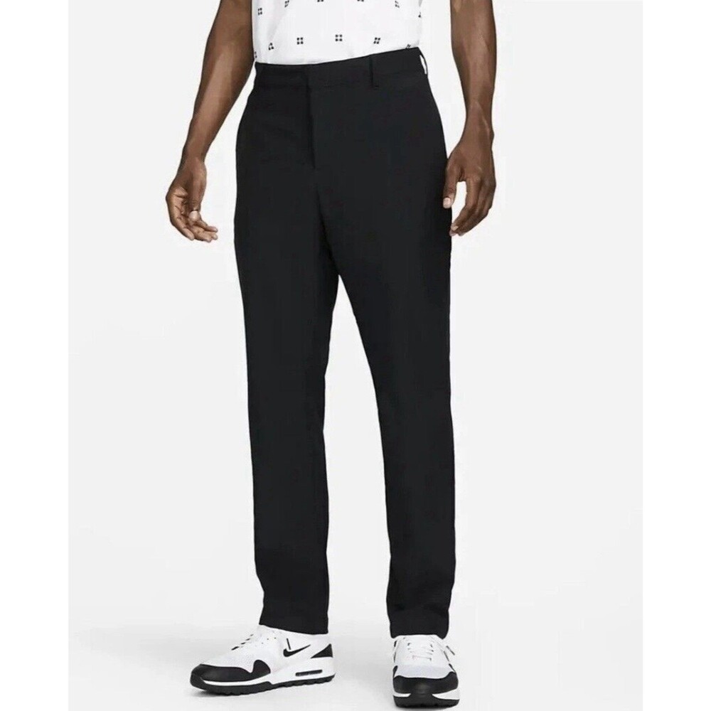 New Nike Dri-FIT Vapor Men's Slim-Fit Golf Pants 33x30 DA3062-010 Black $95 NEW